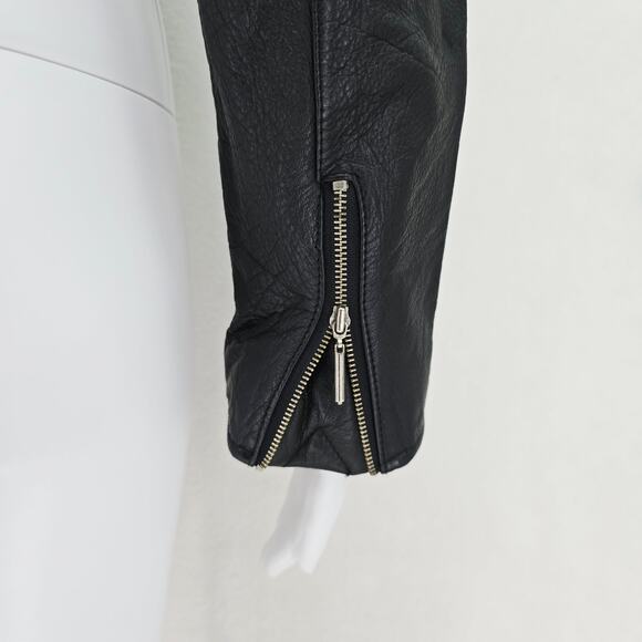 Maxima Wilson's Women's Leather Jacket Black M - Picture 4 of 7